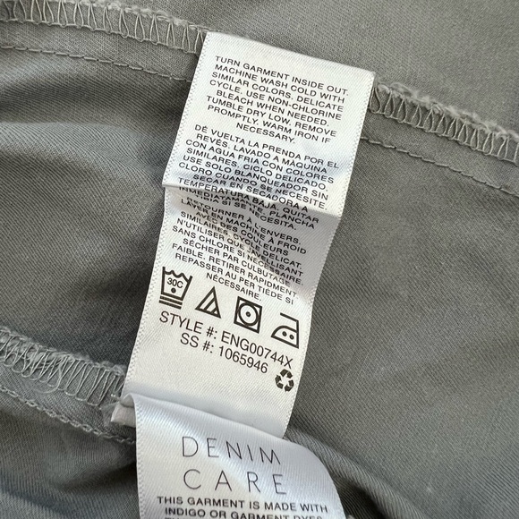 Kensie Jeans Military Utility Jacket Womens Size L Cargo Pockets Zip Front - Picture 11 of 14